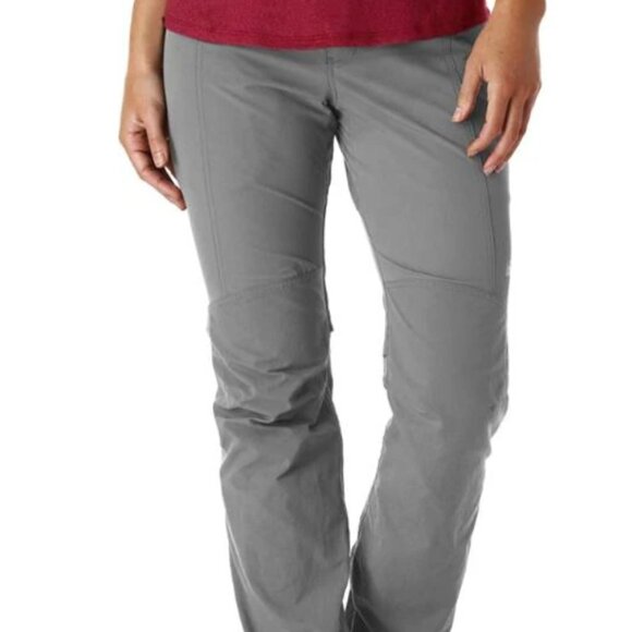 REI Screeline Hiking Women's Pants Size 4 Grey 5 Pockets Vented at Back - Picture 4 of 15